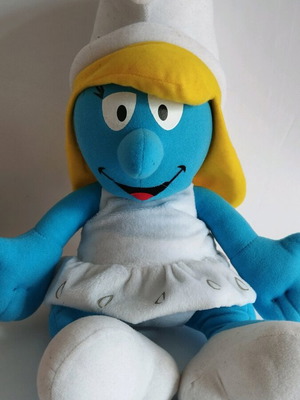 Smurfette plush large 50 cm used