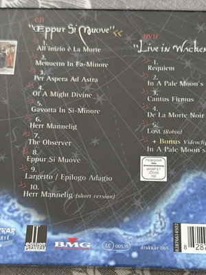 Haggard Eppur Si Muove CD&DVD употребяван, метъл