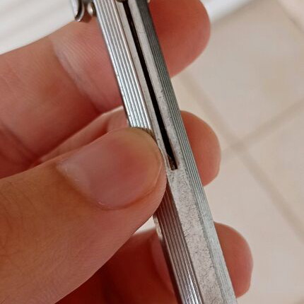 Vintage metal four-color pen used