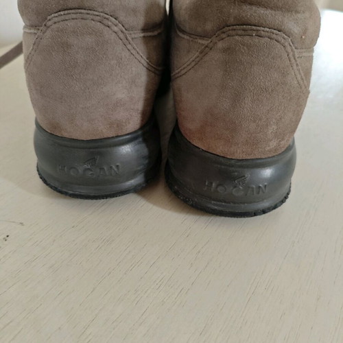 Hogan athletic shoes like new, brown, size 35