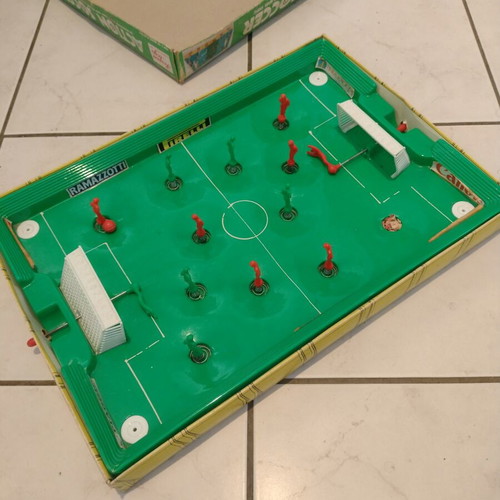 Action Soccer Foosball Table used, missing one player and flags
