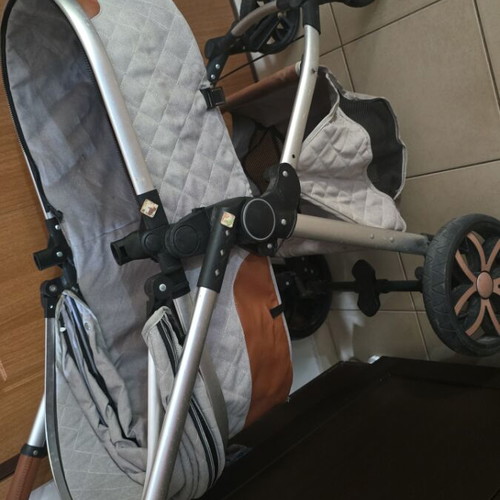 Baby stroller used, suitable for babies up to 15 kg or 90 cm