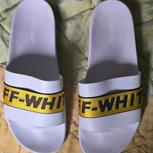 Off White sliders size 43 used, white