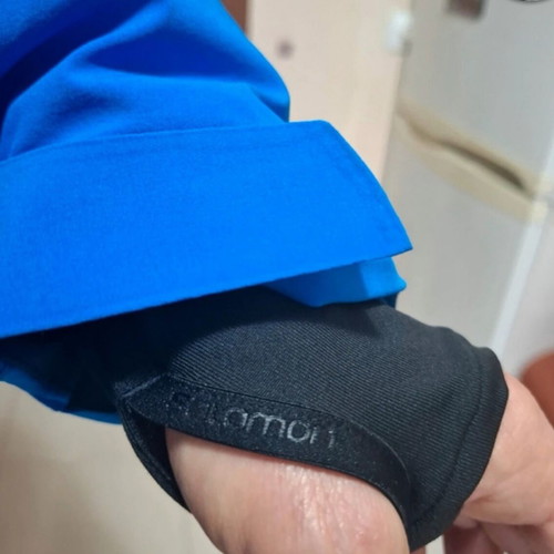 Salomon jacket XXL new, blue, waterproof