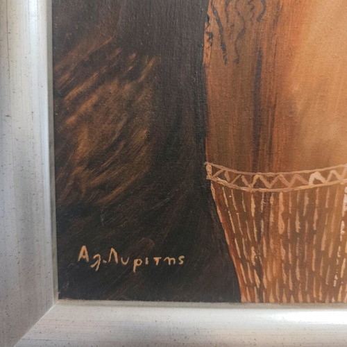 Two modern art paintings like new