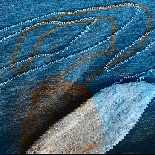 Βραδινό τσαντάκι vintage αχρησιμοποίητο με αστραφτερές πέτρες και λεπτή αλυσίδα