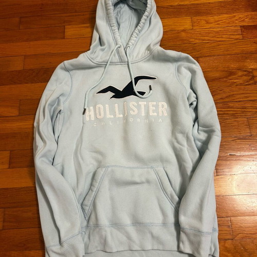 Hollister sweatshirt used, medium, turquoise