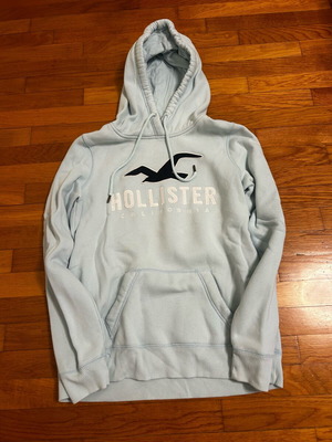 Hollister sweatshirt used, medium, turquoise