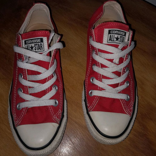 Converse All Star women's shoes size 36.5 red like new