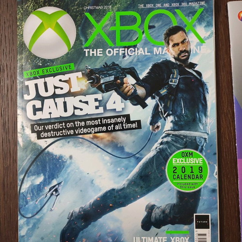 Xbox Official Magazine Christmas 2018 edition with gaming calendar