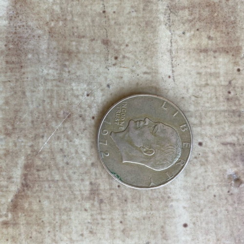 United States Dollar Eisenhower 1972 used, collectible coin