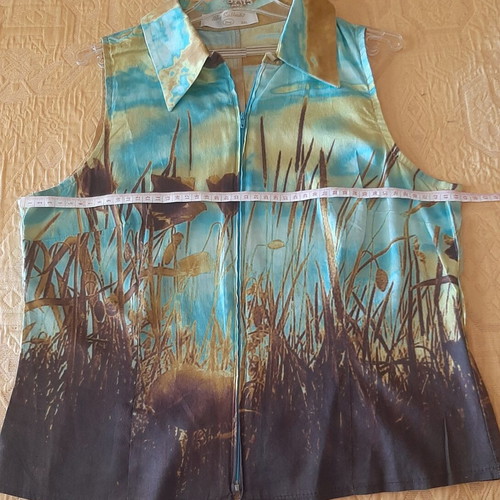 Women's blouse with zipper Billy Sabbado like new, multicolor