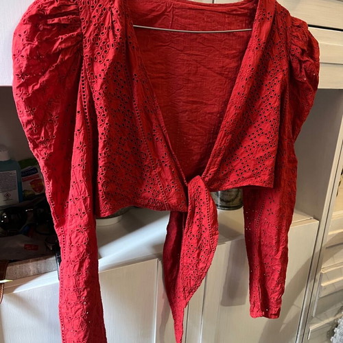 Kipour crop top S red like new
