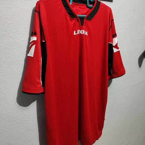 Men's Legea sports jersey like new, size Large, red with black details