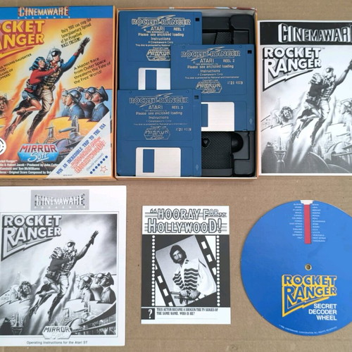 Rocket Ranger Atari ST like new, complete in box