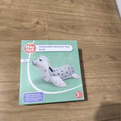 Inflatable Seal with Handles New, 3+ Years, Sea Toy