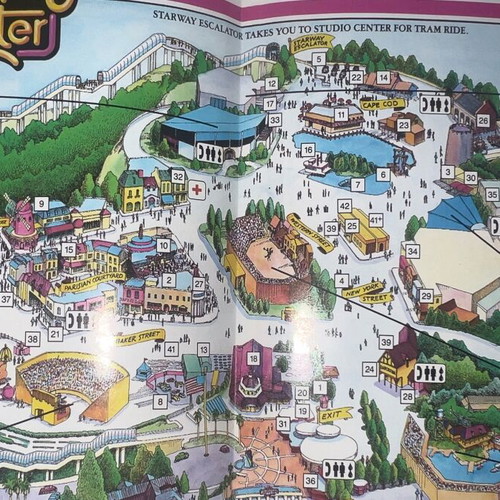 Universal Studios 1990 ET Jaws prospectus