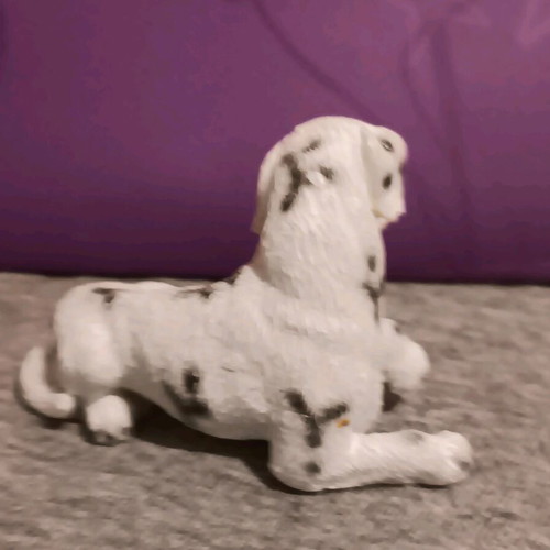 Dalmatian puppy glass figure used with realistic pose