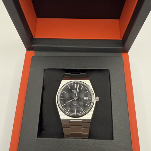 Tissot PRX Powermatic 80 watch, black dial