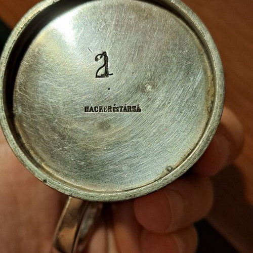 Silver-plated antique small milk jug Hacker like new