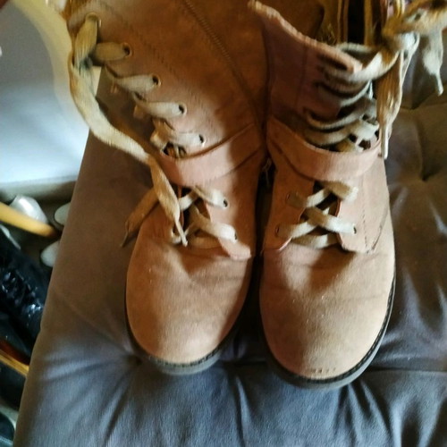 Brown ankle boots used, size 38, very good condition