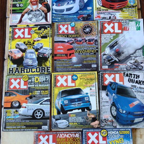 XL Magazine συλλεκτικά περιοδικά αυτοκινήτου πακέτο 11, σαν καινούργια