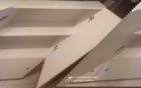 Έπιπλο: ντουλάπι με δύο πορτακια & ένα μεγάλο βαθύ συρτάρι --ολοκαίνουργιο.