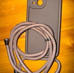 iPhone 15 case like new with adjustable cord