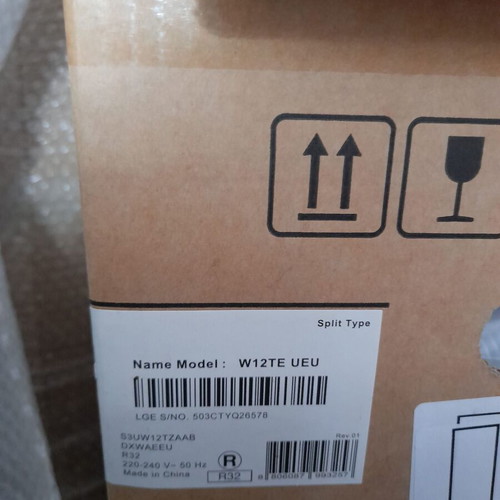 LG Inverter Air Conditioner W12TE UEU 12BTU new