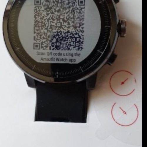 Amazfit Stratos smartwatch used, full set, long battery life