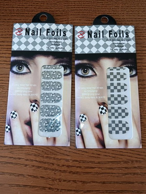 Nail stickers new, 2 sheets with 10 pieces each