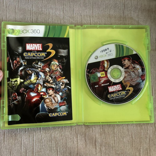 Marvel vs Capcom 3 Xbox 360 game, English, complete