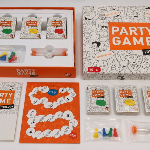 Party Game Trilogy by AS Games like new, complete set