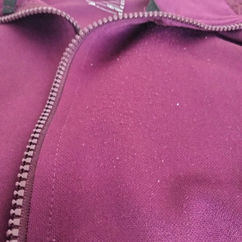 H&M Move sports jacket used, size Medium, purple with shiny texture
