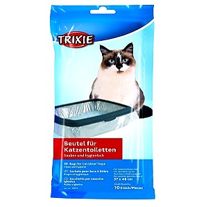 Trixie Σακούλες για αμμολεκάνες γάτας - Medium (37cm X 48cm) 10 τεμάχια