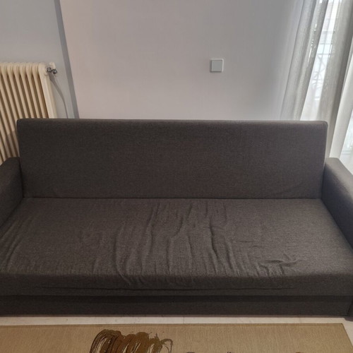 Bed with storage and mattress used, sofa beds with storage