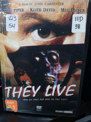 They Live DVD μεταχειρισμένο