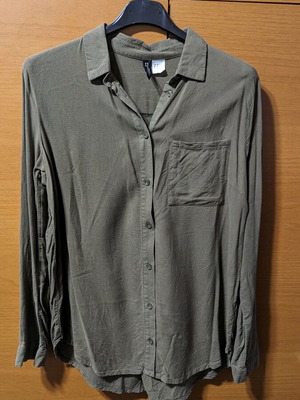 H&M Γυναικείο πουκάμισο χακί μέγεθος EU32 σε άριστη κατάσταση