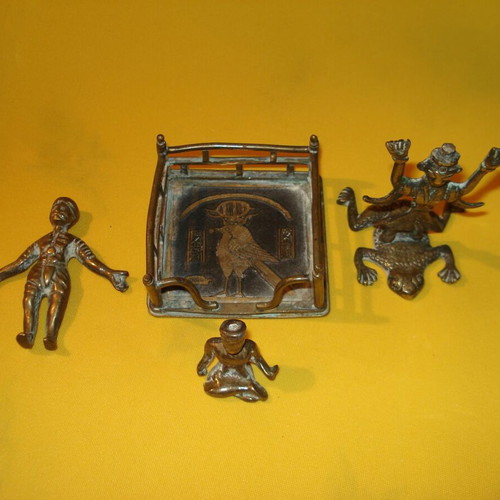 Brass figurines set used