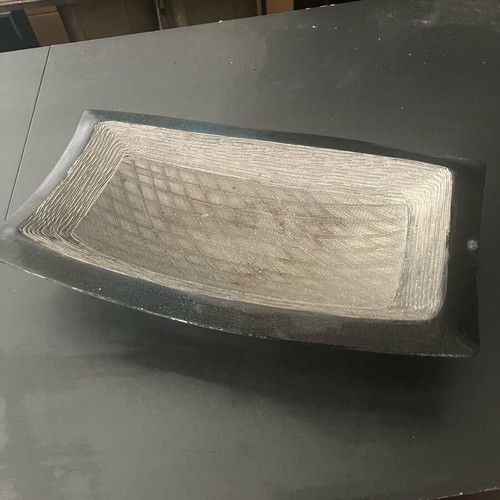 Gray serving platter like new