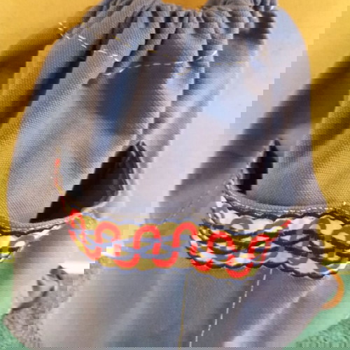 Τσάντα πλάτης πάνινη θαλάσσης μικρή σαν καινούργιο