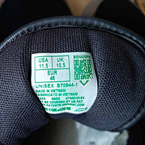 Saucony Shadow 5000 Sneakers used, dark grey and plum, size EU46