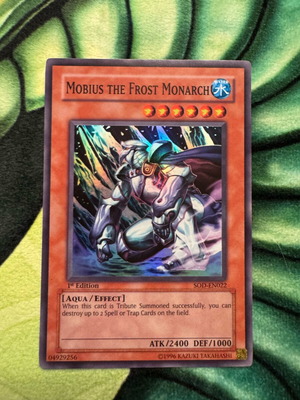 YuGiOh! Mobius the Frost Monarch 1st Edition μεταχειρισμένο