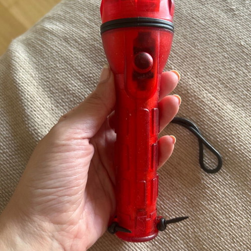 Flashlight used, low lumen for local use