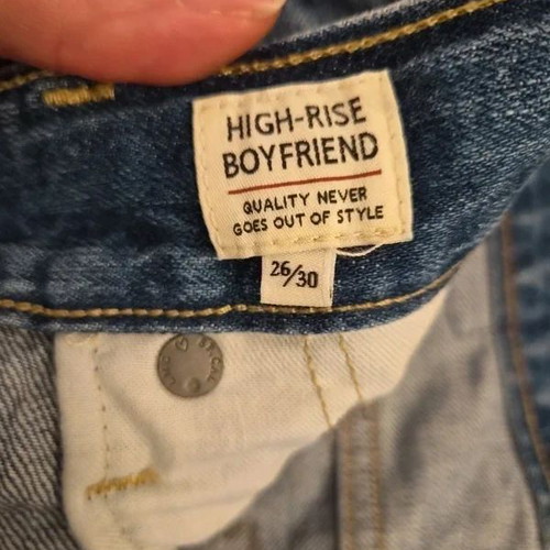 Levi's Made & Crafted High-Rise Boyfriend Selvedge Jeans W26 L30
