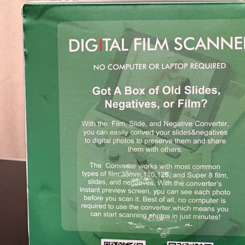 Digital Film Scanner like new, complete set, fully functional