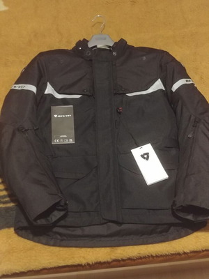 Revit Outback 4 H2O Black Large Motorcycle Jacket new