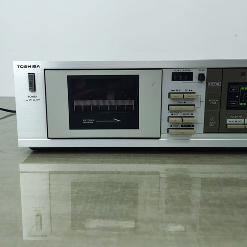 Toshiba PC-G22 cassette deck used, Dolby B, metal tape, Japan 1984
