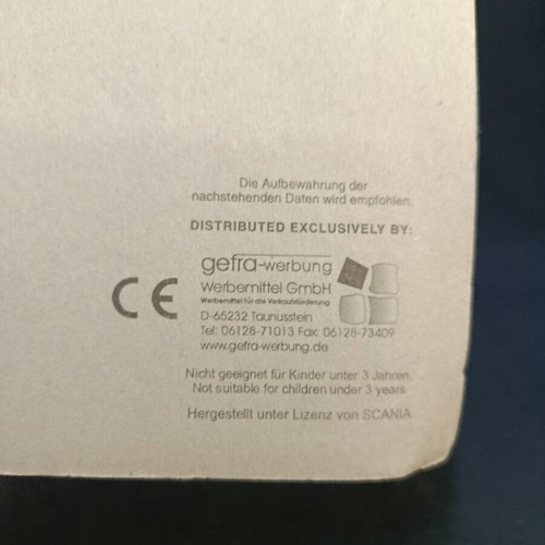 Die Cast νταλίκα Nordbrand sealed, like new