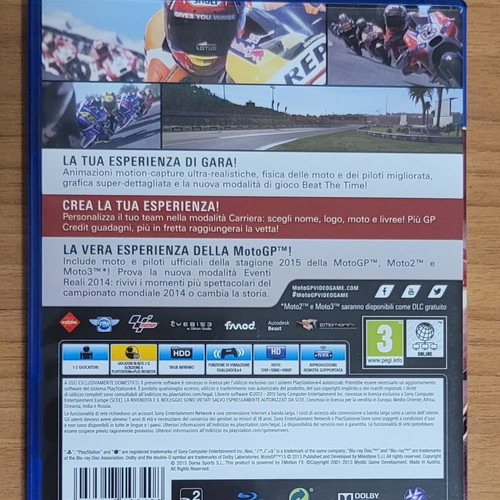 MotoGP 15 PS4 game